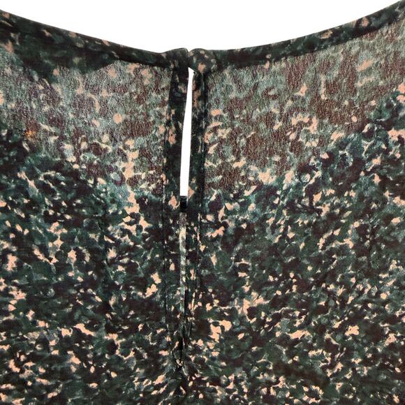 Boden Blue Floral Maxi Dress | Long Sleeve Tiered Prairie Maxi Plus 16/18R - Picture 6 of 12